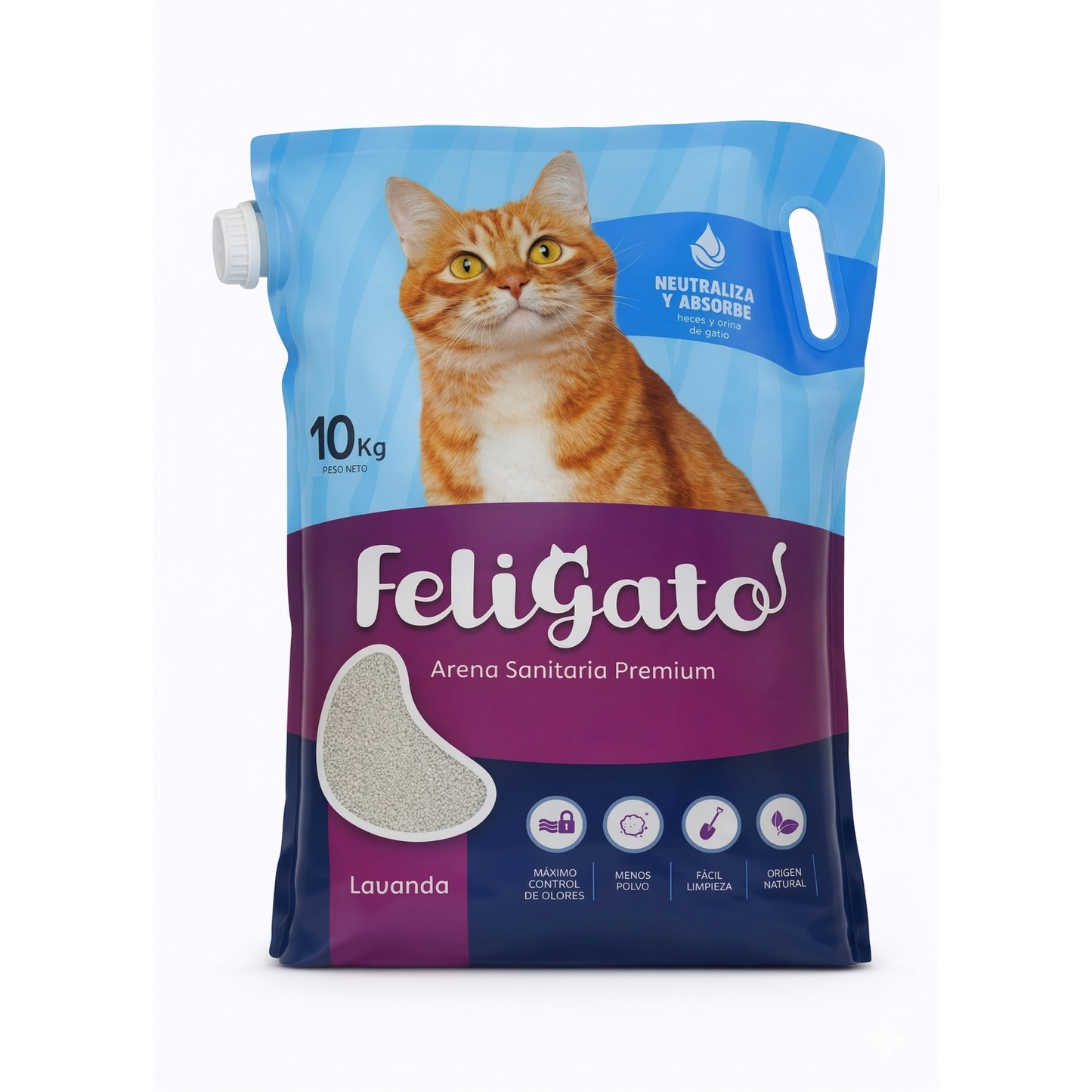 Arena para Gatos Feligato Premium  (Lavanda)
