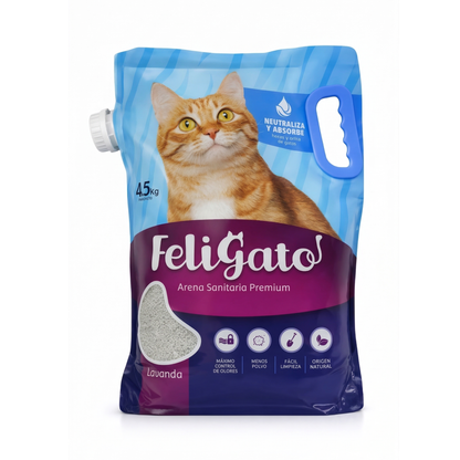 Arena para Gatos Feligato Premium  (Lavanda)