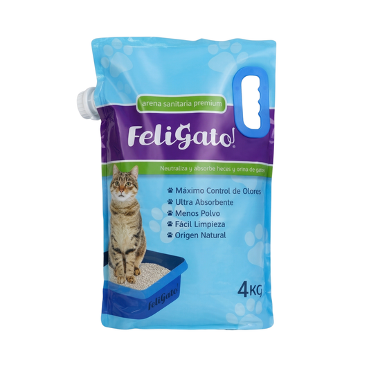 Arena para Gatos Feligato Premium (Talco de Bebé)